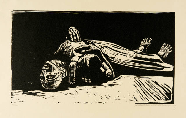 Käthe Kollwitz  : Die Witwe II , 1922
