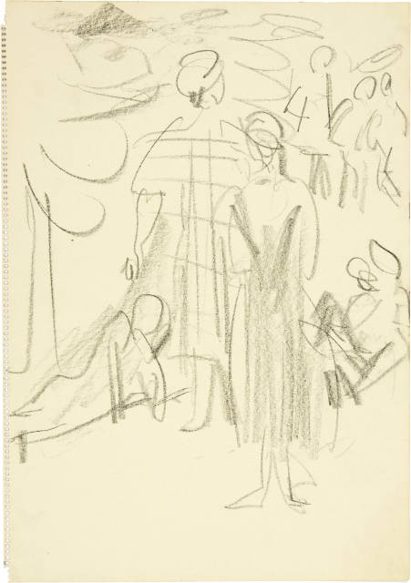 Ernst Ludwig Kirchner : Sonntag auf der Alp, 1938