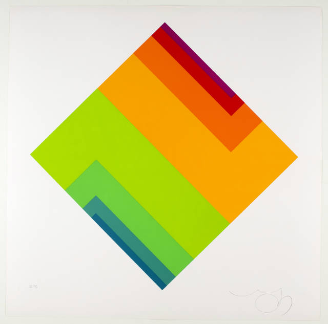 Marcel Wyss  : Double Progressions Angulaire , 1974