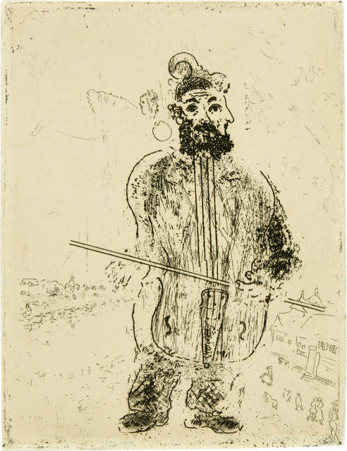 Marc Chagall  : Le violoniste , 1930/1931