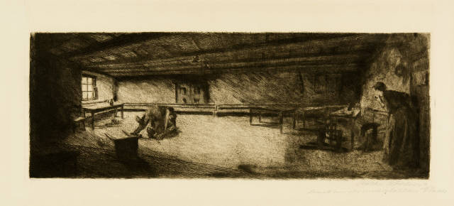 Käthe Kollwitz : Szene aus Germinal, 1893
