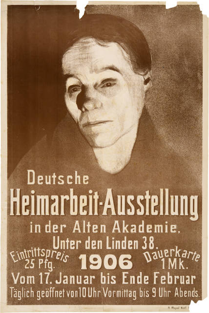 Käthe Kollwitz : Plakat der Deutschen Heimarbeit-Ausstellung ..., 2193