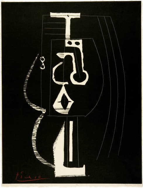 Pablo Picasso  : Composition , 17858