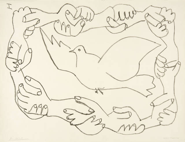 Pablo Picasso  : Les Mains Iiées I , 19262