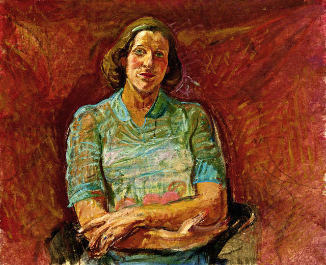 Anton Kolig : Porträt Yella Hochreiter, 1944