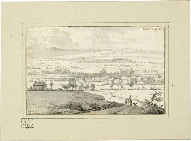 Josua de Grave : Landschaft bei Maastricht mit einem kleinen ..., 1670