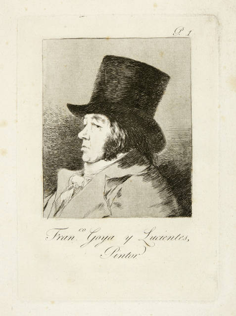 Francisco de Goya  : Franc.co Goya y Lucientes, Pintor , 1796-1798, 1. Ausgabe von 1799 