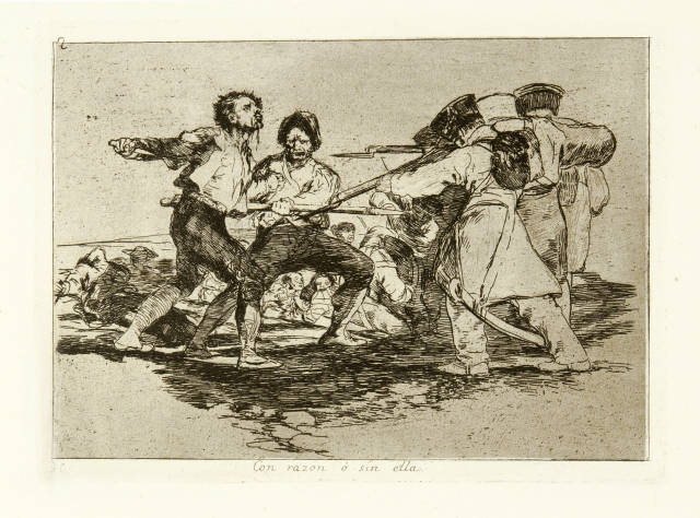 Francisco de Goya  : Los Desastres de la Guerra , 1808-1823, 1st edition of 1863, revised 1862-1863 in the 