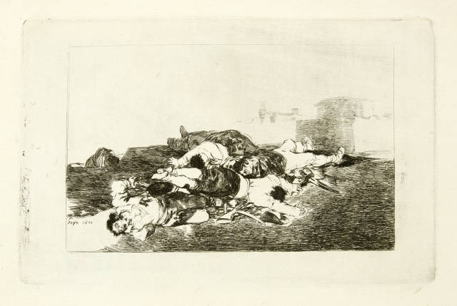 Francisco de Goya  : Tanto y mas – So viel und noch mehr - Even  ..., 1810