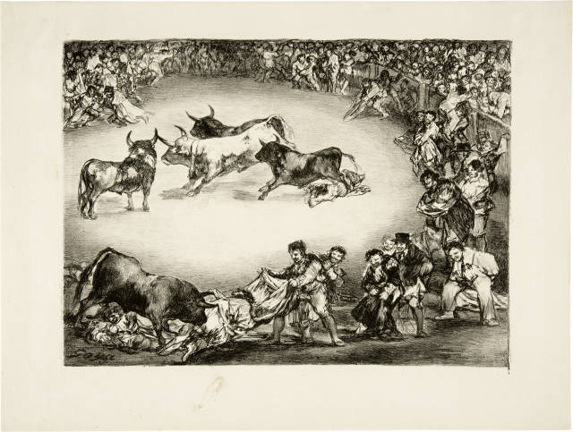 Francisco de Goya  : Dibersion de España - Spanischer  ..., 1825, late autumn in Bordeaux