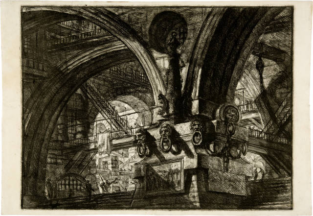 Giovanni Battista Piranesi  : Carceri. D'Invenzione di G. Battista  ..., 1745, überarbeitet 1760 