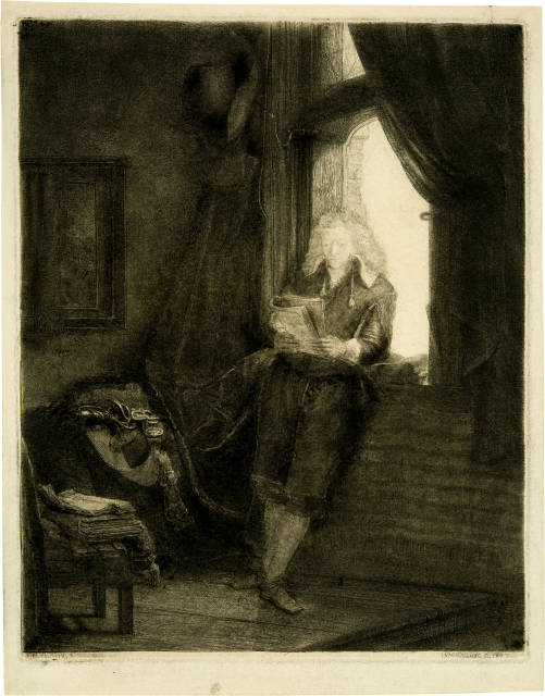 Rembrandt Harmensz. van Rijn : Jan Six, 1647