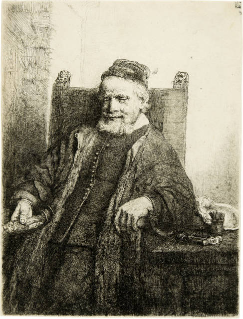 Rembrandt Harmensz. van Rijn : Jan Lutma, Goldschmied in Amsterdam - Jan ..., 1656