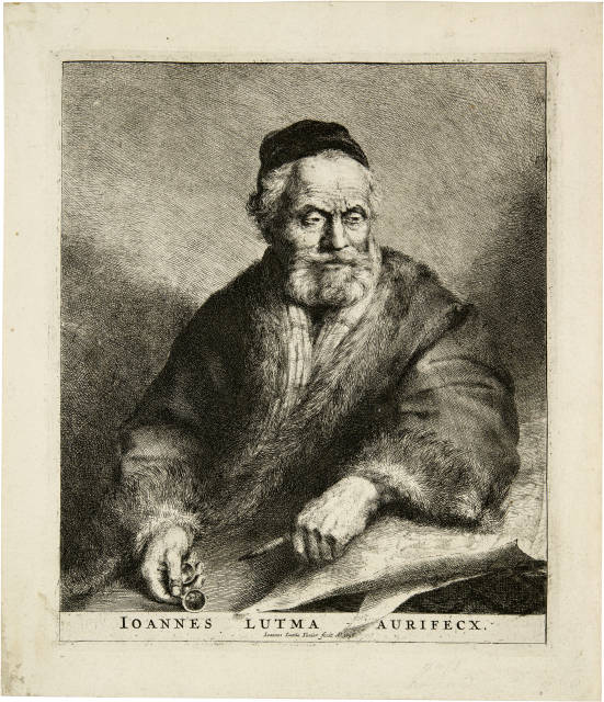 Jan [Johannes] Lutma d.J. : Joannes Lutma Aurifex, 1656
