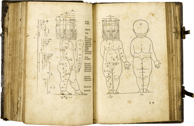 Albrecht Dürer  : Die Unterweisung der Messung – Die  ..., 1525/1527/1528 