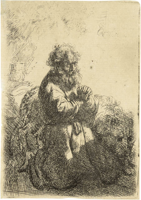Rembrandt Harmensz. van Rijn : Der heilige Hieronymus im Gebet, ..., 1635