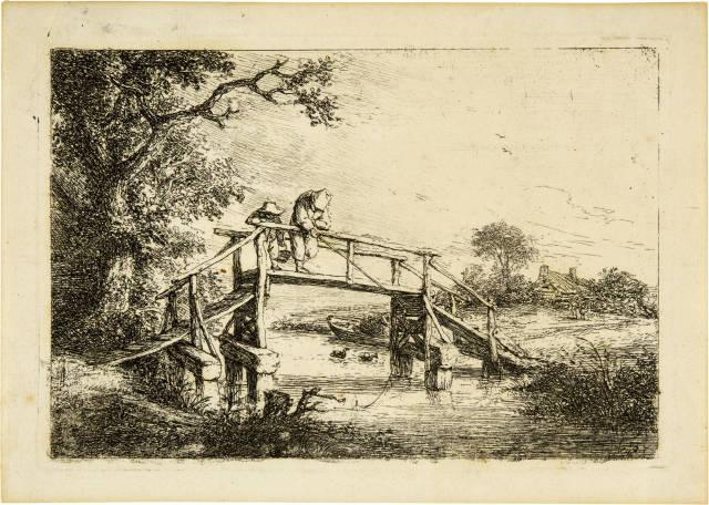 Adriaen van Ostade  : Der Angler , Um 1653 