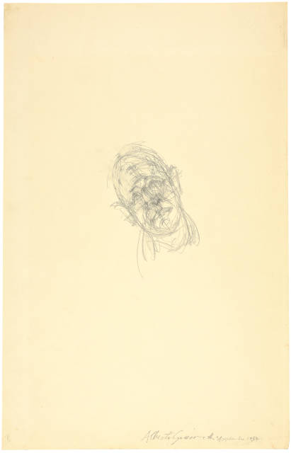 Alberto Giacometti  : Jean Genet , 1954 