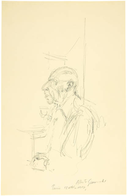 Alberto Giacometti : Igor Strawinsky de profil, 1957