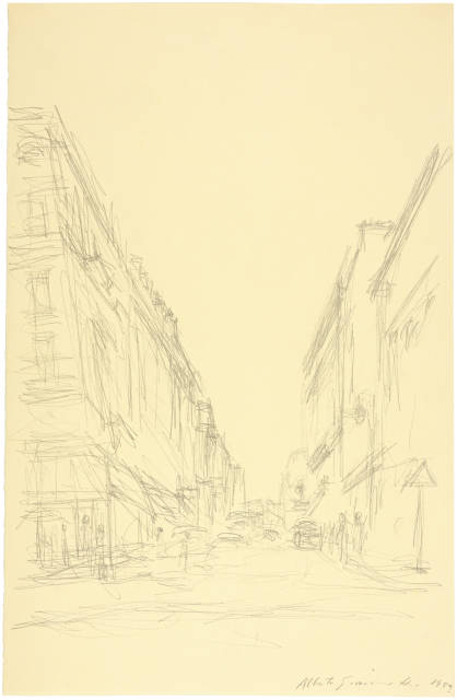 Alberto Giacometti : Rue Didot, 1959