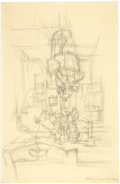 Alberto Giacometti : Table à la suspension (Stampa), 1960