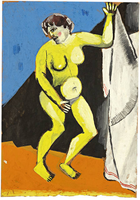 Marc Chagall : Femme jaune ou Nu debout, 1913