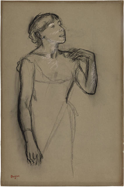 Edgar Degas : La chanteuse de café-concert - Thérésa, 1883-1884