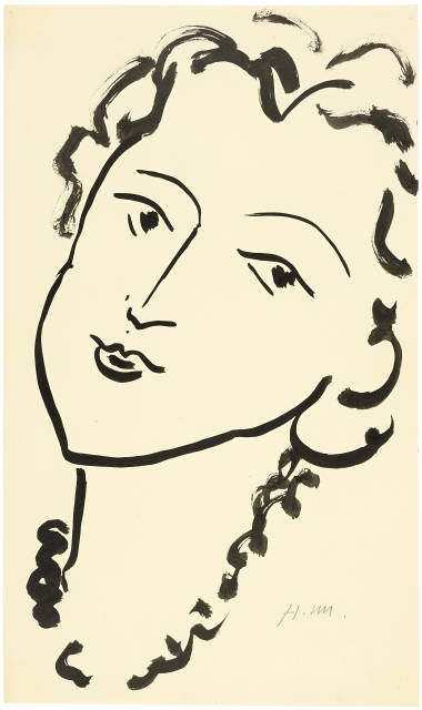 Henri Matisse : Tête de femme, 1946