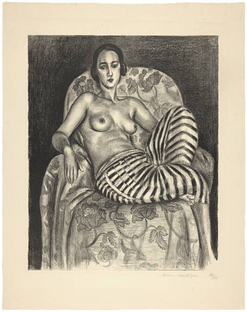 Henri Matisse : Odalisque à la culotte bayadère, 1925