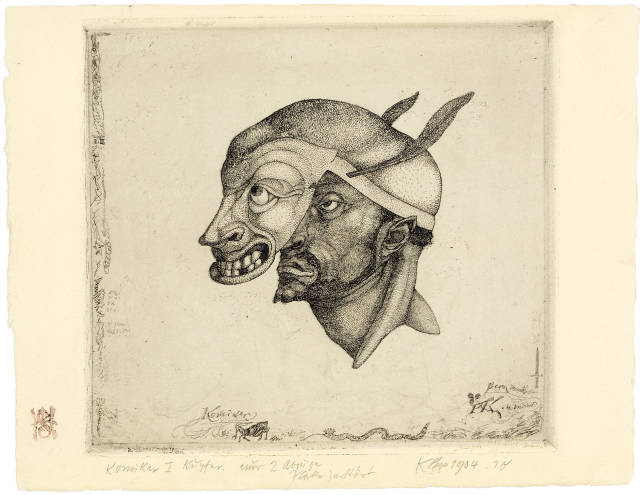 Paul Klee : Komiker - Inv. 4, 1904. Werknummer 1904.10 (Januar 1904) 