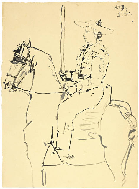 Pablo Picasso : Le picador, 14 July 1959