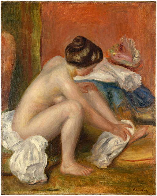 Pierre-Auguste Renoir  : Après le bain , Um 1907 