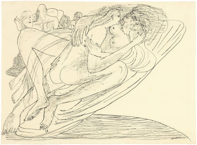 Max Beckmann : Schwebende, 1944