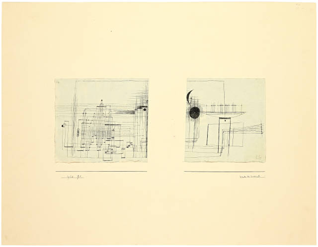 Paul Klee : Wunder der Zukunft, 1928. Work number 1928.161 (G 1)