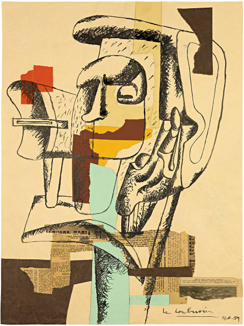 Le Corbusier : Composition sur le thème 'Étude pour ..., 1959