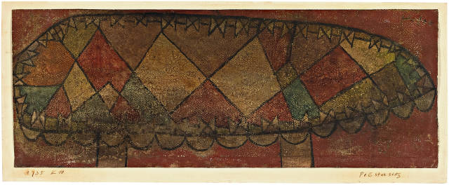 Paul Klee : Polstersitz, 1935. Work number 1935.30 (K 10)