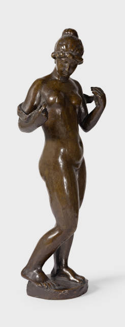Aristide Maillol : Baigneuse à l'écharpe - Femme debout, Circa 1920/1923, cast 1931