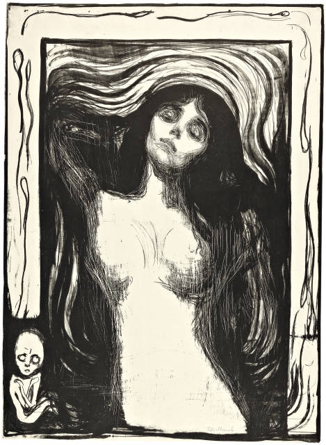 Edvard Munch : Madonna, 1895