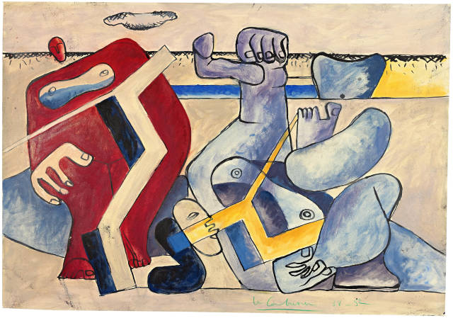 Le Corbusier : Étude pour 'Chute de Barcelone', 1938-1952