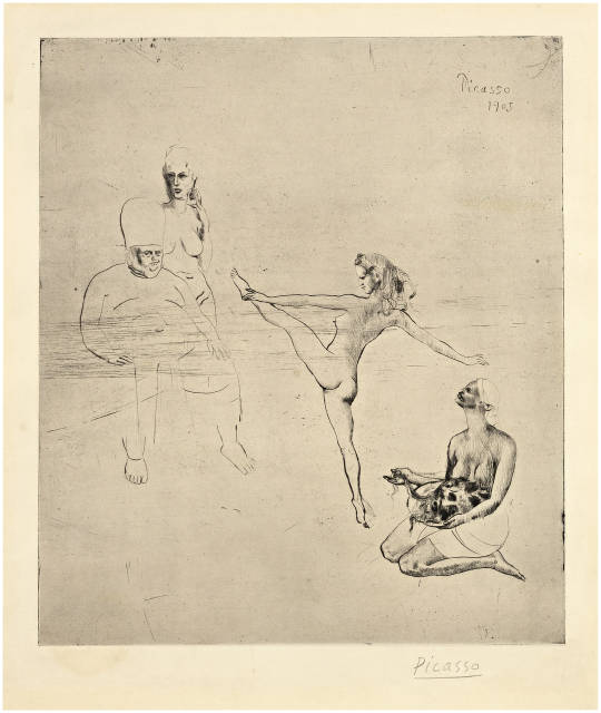 Pablo Picasso  : Salomé , Paris, summer-autumn 1905