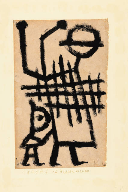Paul Klee : Ein Strassen Musiker, 1940