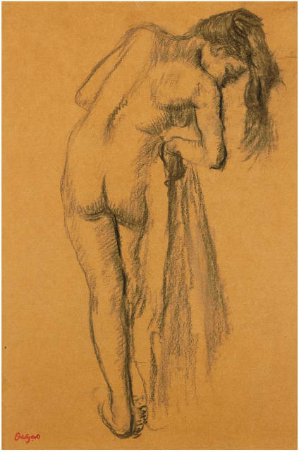 Edgar Degas : La toilette après le bain, 1882-1885