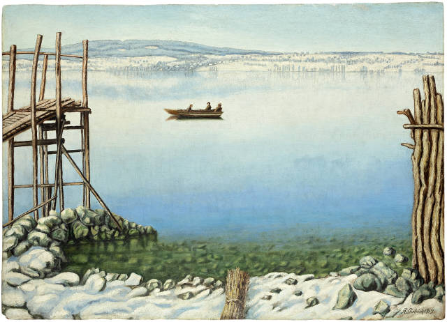 Adolf Dietrich : Winter am Untersee, 1919