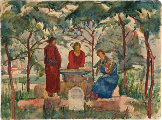 Giovanni Giacometti : Gravedona, 1924
