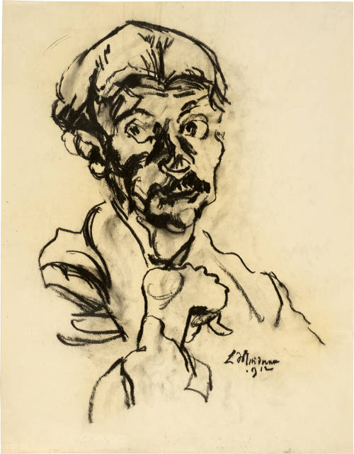 Ludwig Meidner  : Selbstbildnis , 1912