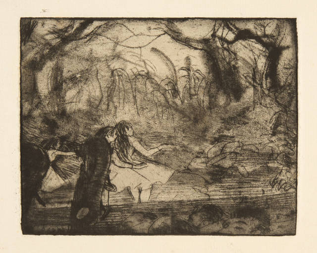 Edgar Degas : Sur la Scène III, 1876/1877