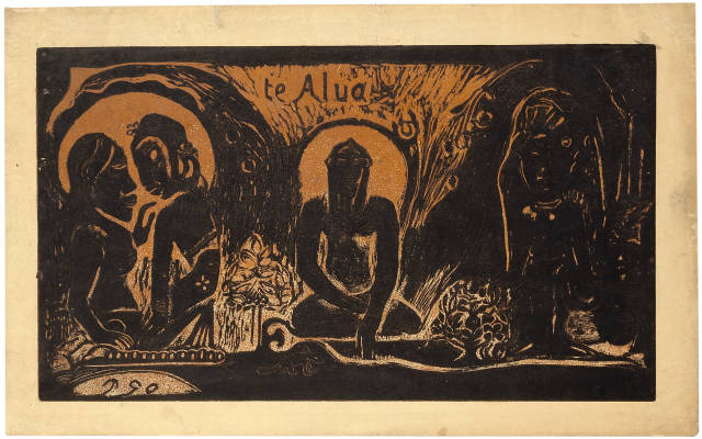 Paul Gauguin : Te Atua - Les Dieux - The Gods, Paris, winter 1893/1894