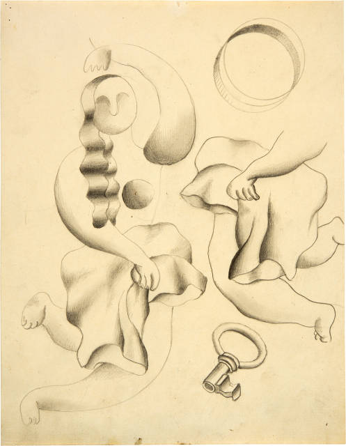 Fernand Léger : Femmes et clef - Étude pour la danseuse, 1928