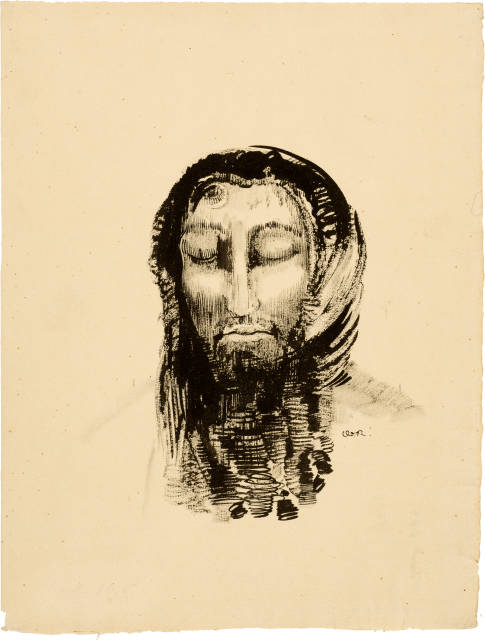 Odilon Redon : Tête de Saint-Antoine, Circa 1896-1900