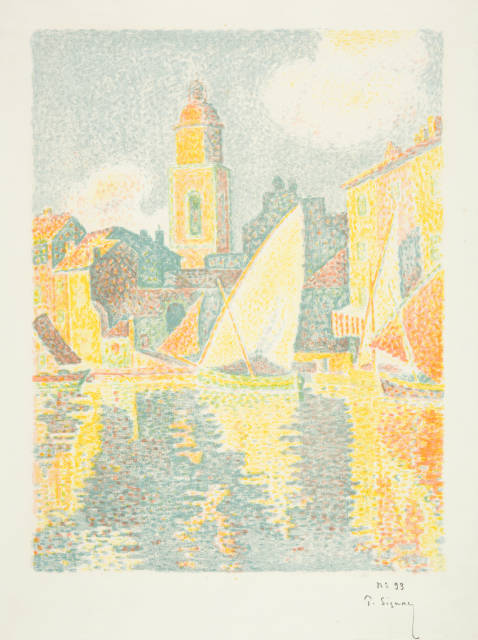 Paul Signac : Saint-Tropez: Le Port, 1897/1898